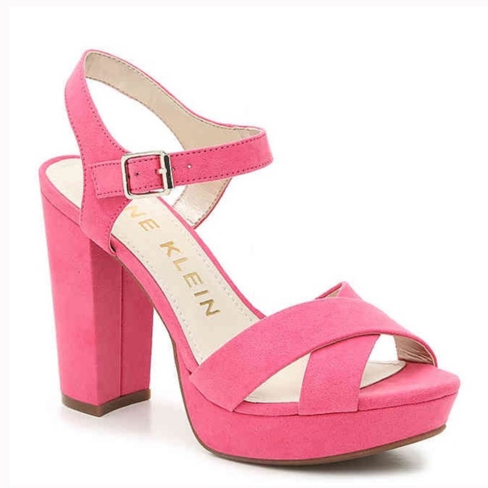 Anne Klein Pink Sandal Heels